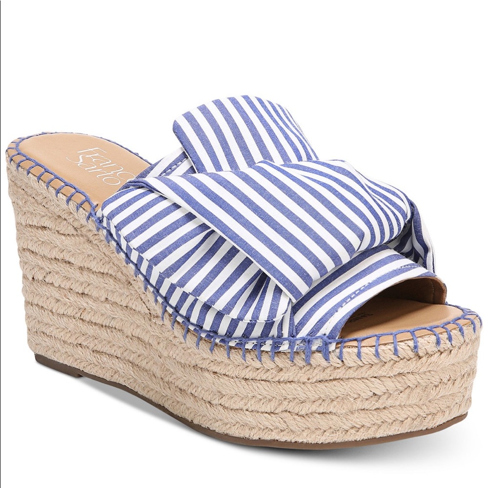 Franco Sarto Talinda 2 Platform Espadrille Wedges NWT